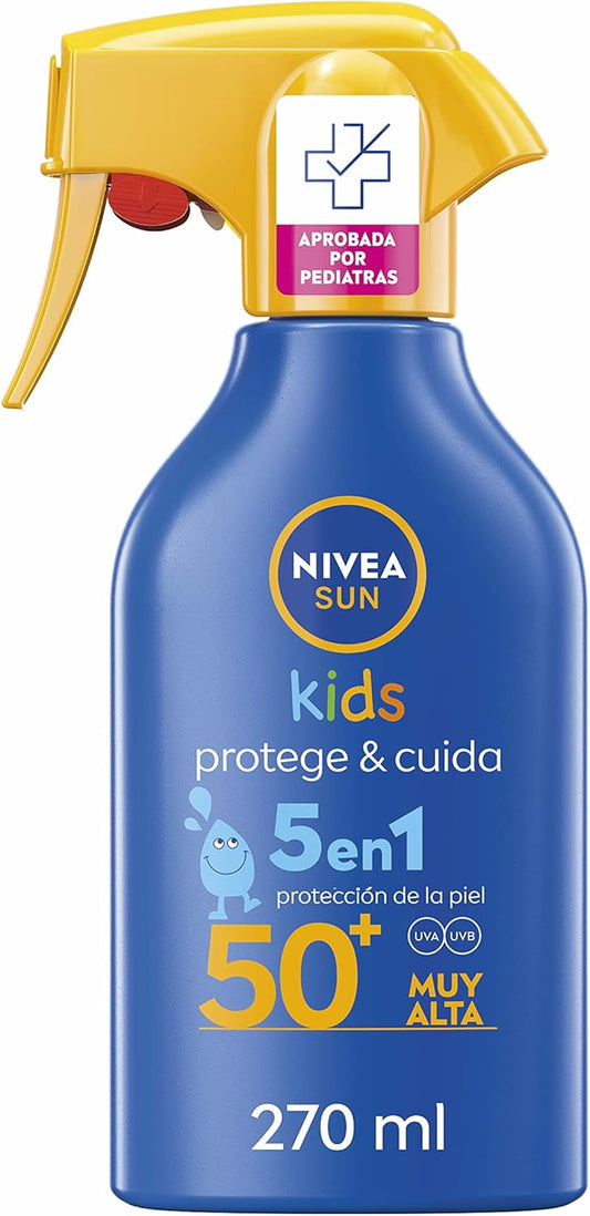 Spray Solar Niños Protege & Juega FP50+ (1 X 270 Ml) + after Sun Loción Hidratante (1 X 400 Ml)