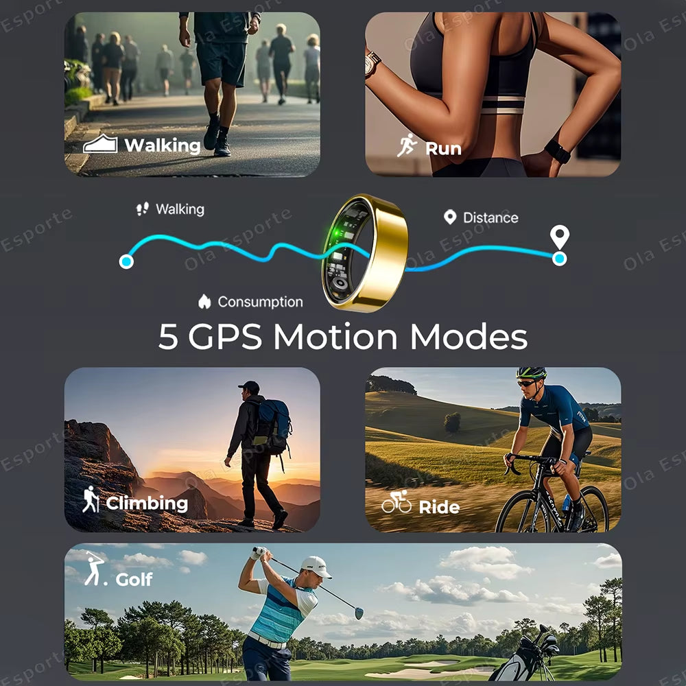 New Smart Ring 2025 Bluetooth Call Heart Rate Blood Pressure Monitor Smartring 5ATM Waterproof Sports Health Ring Men Women Gift