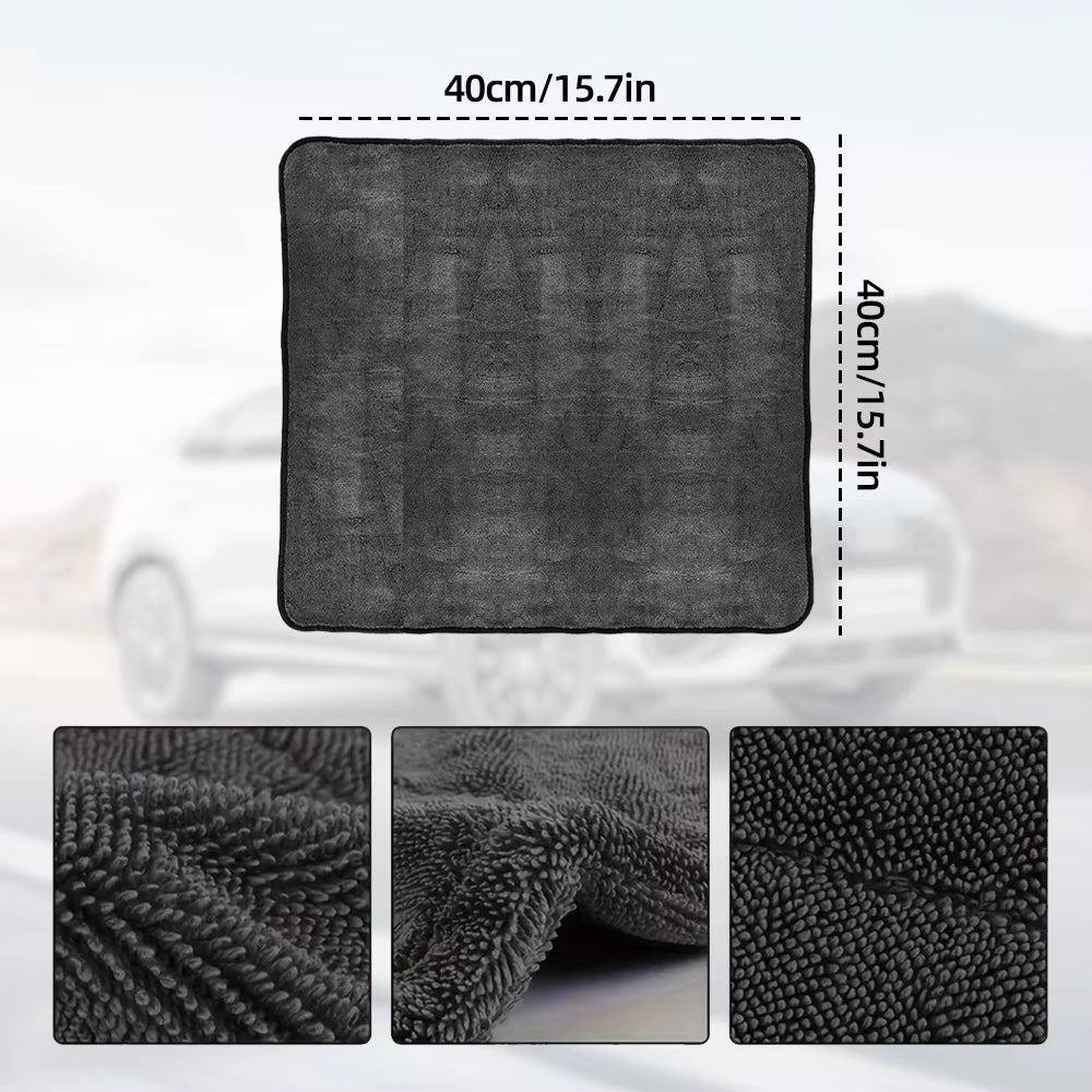 40*40*60Cm 600GSM Microfiber Car Wash Drying Towel Lint Streak Free Auto Cleaning Cloth Soft Absorbent Microfiber Car Towel